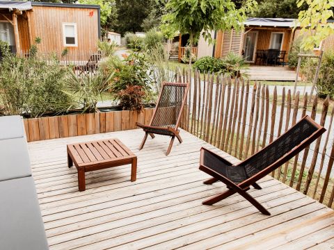 Mobilhome 4 personnes - Magnolia 3 Pièces 4 Personnes Climatisé + TV