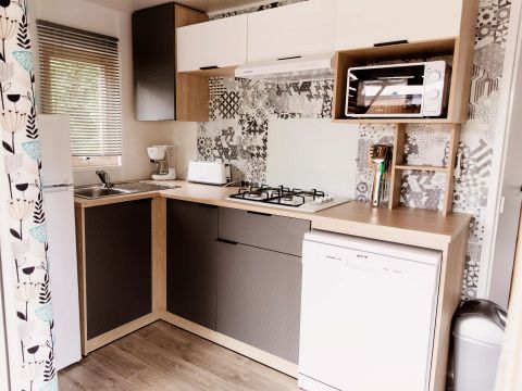 Mobilhome 4 personnes - Magnolia 3 Pièces 4 Personnes Climatisé + TV
