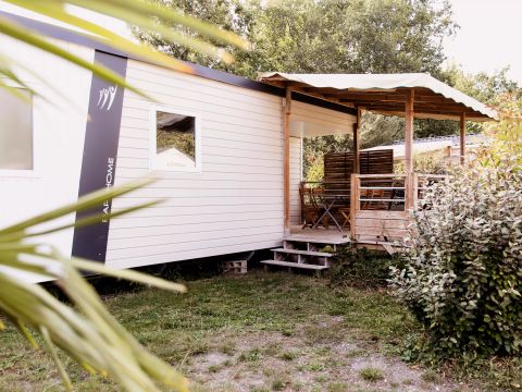 Mobilhome 4 personnes - Bambou 3 Pièces 4 Personnes + TV