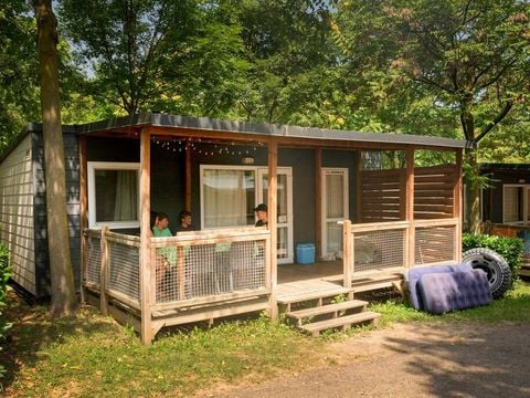 MOBILHOME 6 personnes - Mobil-home | Comfort | 3 Ch. | 6 Pers. | Terrasse surélevée | 1 SDB | Clim.