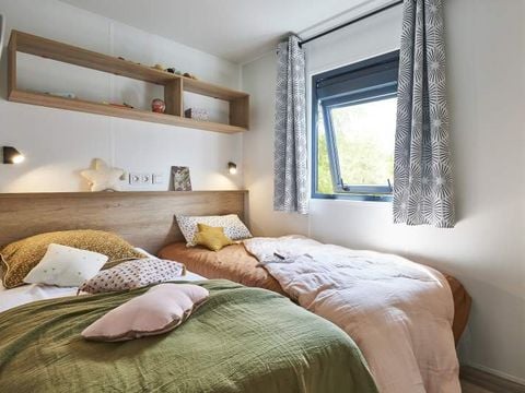 MOBILHOME 6 personnes -  Premium 33m² 3 chambres + Terrasse + TV + LV + BBQ + Quartier Piéton