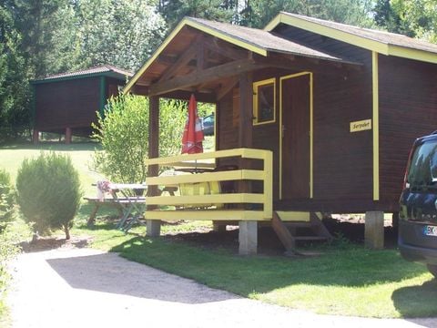 CHALET 2 personnes - CABANON JAUNE sans sanitaires