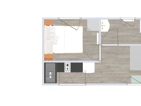 Mobilhome 2 personnes - CARPE DIEM