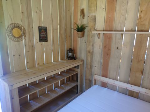 Lodge 4 personnes - Grande Tente Lodge Glamping 42M2