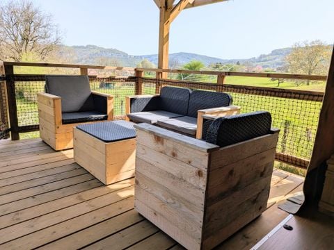 LODGE 4 personnes - Grande Tente Lodge Glamping 42M2