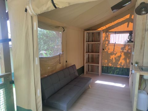Lodge 2 personnes - TENTE lodge glamping 24m2