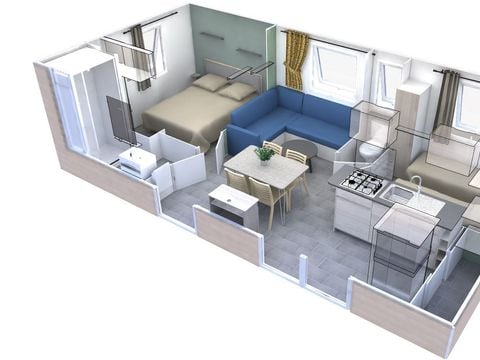 MOBILHOME 6 personnes - Premium