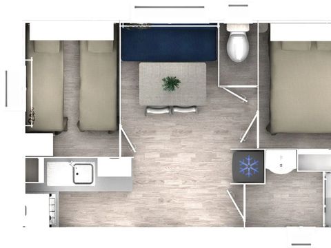 MOBILHOME 5 personnes - Iris
