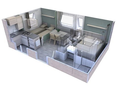 MOBILHOME 5 personnes - Iris
