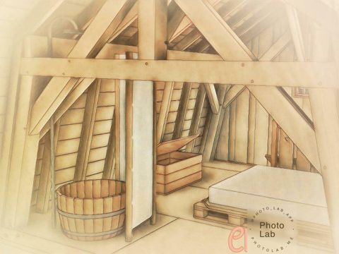 HÉBERGEMENT INSOLITE 2 personnes - LE GRENIER MANSART