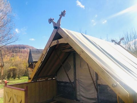 TENTE TOILE ET BOIS 4 personnes - LODGE SKALI - sans sanitaires