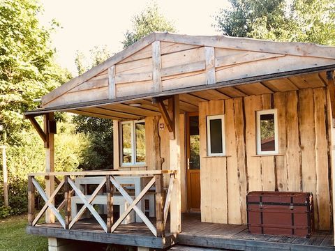 MOBILHOME 4 personnes - Cottage OGHAM - 25m2- La cabane insolite des Scribes