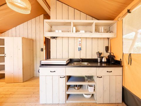 TENTE TOILE ET BOIS 6 personnes - Nomade