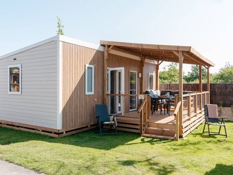 MOBILHOME 6 personnes - Mobil-home | Premium | 3 Ch. | 6 Pers. | Terrasse surélevée | Clim. | TV