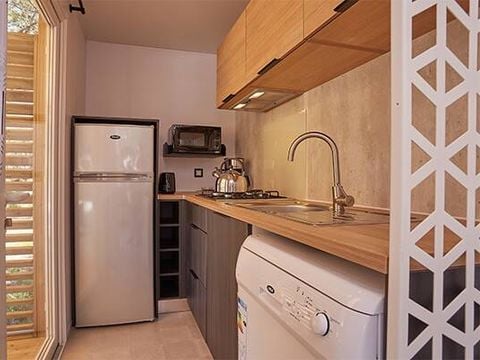 MOBILHOME 6 personnes - Exclusivité Premium | 3 Ch. | 6 Pers. | Terrasse surélevée | Jacuzzi