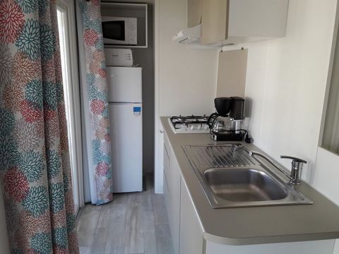 MOBILHOME 6 personnes - 3 chambres + TV + Clim