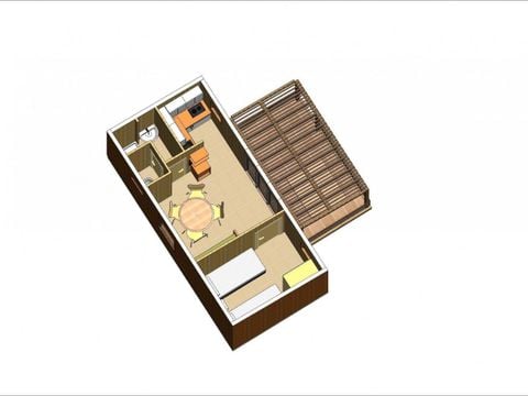 CHALET 4 personnes - S150 - CLIM - TV - DRAPS - MENAGE FINAL