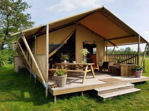 TENTE TOILE ET BOIS 5 personnes - BAOBAB