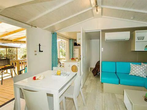 Mobilhome 6 personnes - Comfort | 3 Ch. | 6 Pers. | Terrasse simple | Clim.
