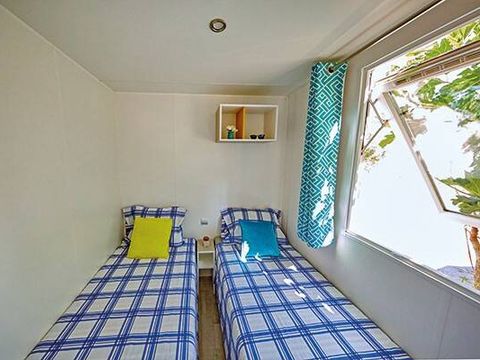 Bungalow 6 personnes - Mobil-home | Comfort | 3 Ch. | 6 Pers. | Terrasse simple | Clim.