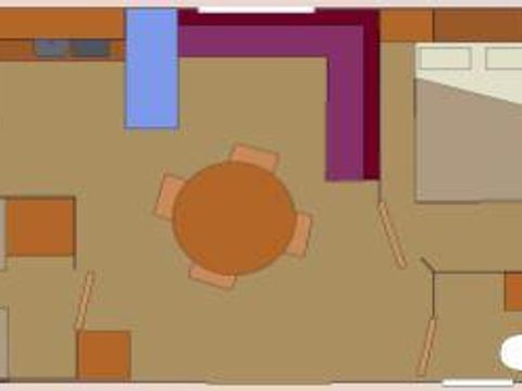 MOBILHOME 6 personnes - Mobilhome BALI 6 pers