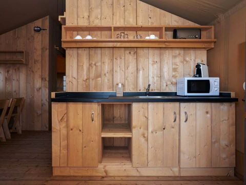 Tente en toile et en bois 5 personnes - GLAMPING TRAMUNTANA 2/5 pers
