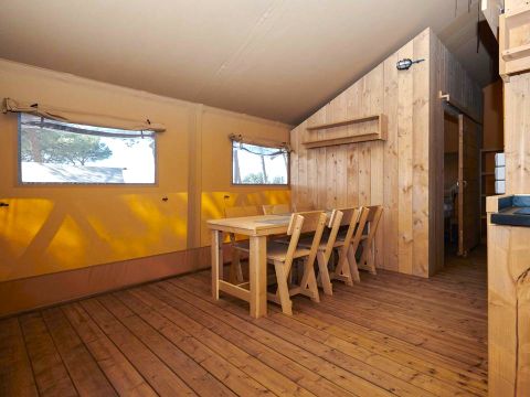 Tente en toile et en bois 5 personnes - GLAMPING TRAMUNTANA 2/5 pers