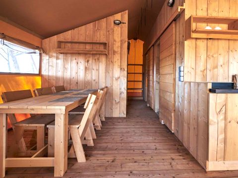 Tente en toile et en bois 5 personnes - GLAMPING TRAMUNTANA 2/5 pers