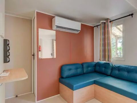 MOBILHOME 6 personnes - Mobil-home | Premium | 3 Ch. | 6 Pers. | Terrasse surélevée | Clim.