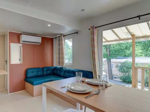 MOBILHOME 6 personnes - Mobil-home | Premium | 3 Ch. | 6 Pers. | Terrasse surélevée | Clim.
