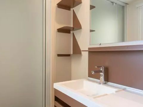 MOBILHOME 6 personnes - Mobil-home | Premium | 3 Ch. | 6 Pers. | Terrasse surélevée | Clim.