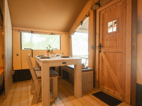 Tente en toile et en bois 4 personnes - Tente Medes