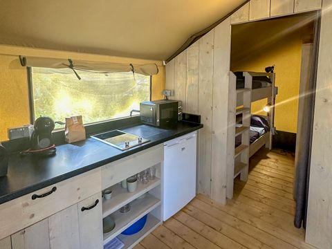 Tente en toile et en bois 4 personnes - Tente Medes