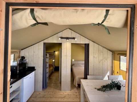 Tente en toile et en bois 4 personnes - Tente Medes