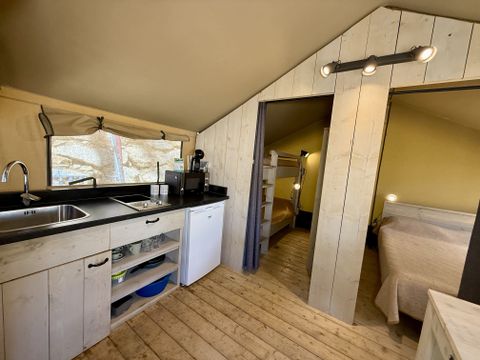 Tente en toile et en bois 4 personnes - Tente Medes