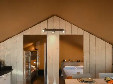 Tente en toile et en bois 4 personnes - Tente Medes