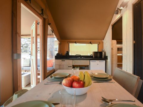 Tente en toile et en bois 4 personnes - Tente Medes