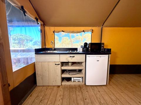 Tente en toile et en bois 2 personnes - Tente Montgrí