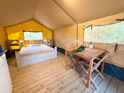 Tente en toile et en bois 2 personnes - Tente Montgrí