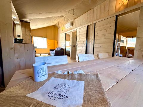 Tente en toile et en bois 5 personnes - Boutique Illa Roja