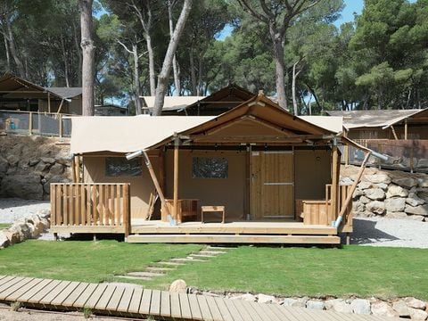 TENTE TOILE ET BOIS 5 personnes - Boutique Illa Roja