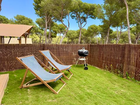 Tente en toile et en bois 5 personnes - Boutique Illa Roja