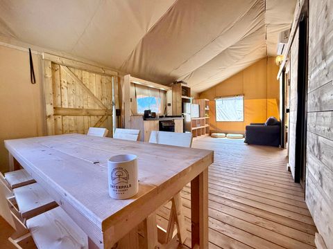 Tente en toile et en bois 5 personnes - Boutique Illa Roja