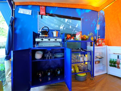 Tente 6 personnes - Espace sans sanitaire