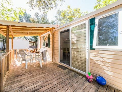 Mobilhome 6 personnes - Mobil-home | Classic XL | 2 Ch. | 4/6 Pers. | Terrasse surélevée | Clim.