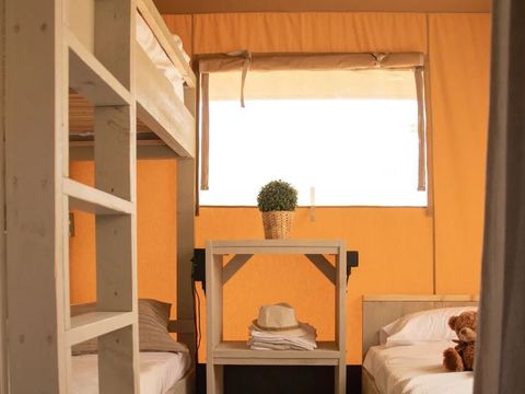 Tente en toile et en bois 2 personnes - Safari Tent