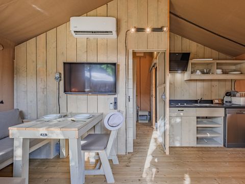 Tente en toile et en bois 2 personnes - Safari Tent