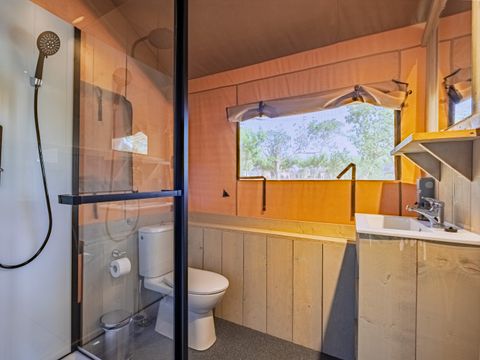 Tente en toile et en bois 2 personnes - Safari Tent