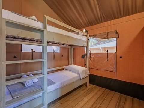 Tente en toile et en bois 2 personnes - Safari Tent