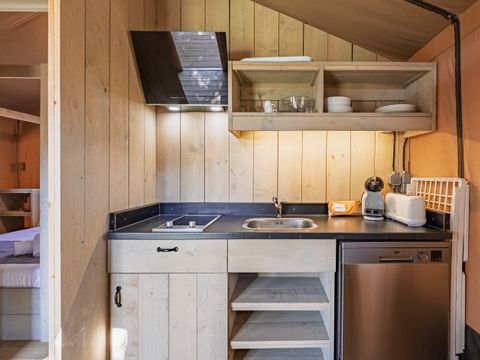 TENTE TOILE ET BOIS 2 personnes - Safari Tent